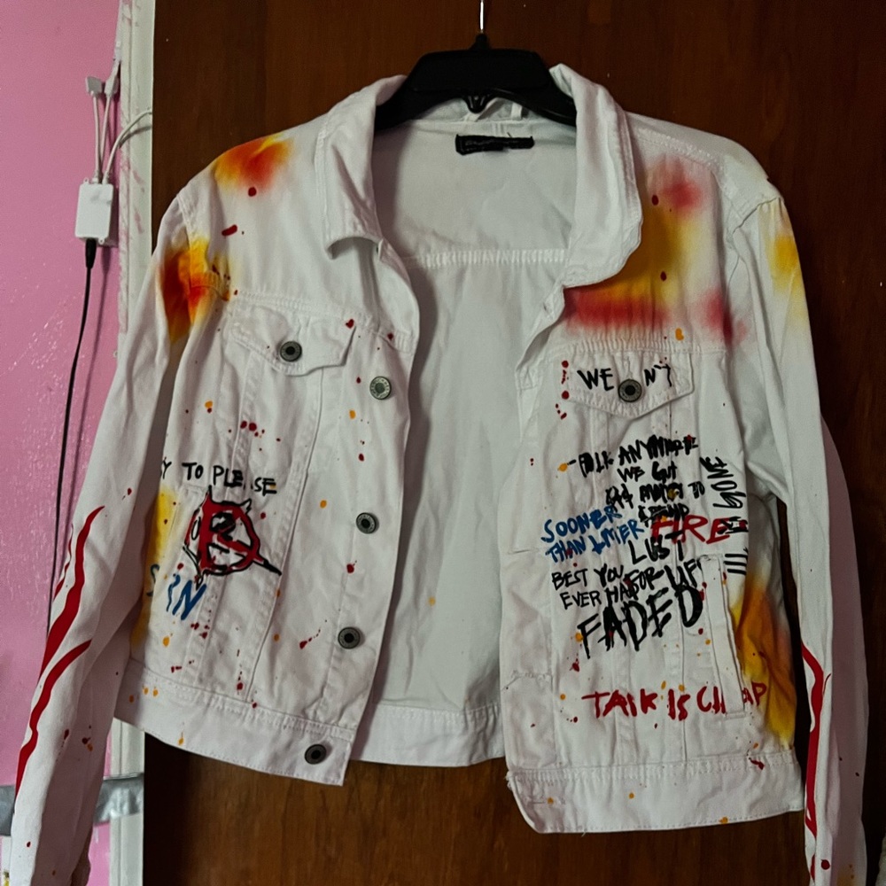 Graphic Jean jacket